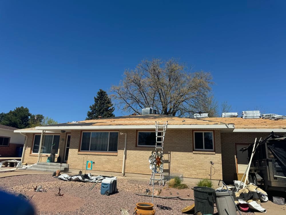 Project Work In Progress- Residential Re-Roof in Pueblo Colorado with IKO Nordic Class 4 Shingles image