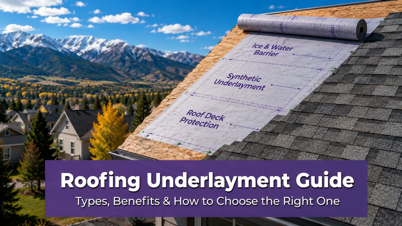 Roofing Underlayment Guide image