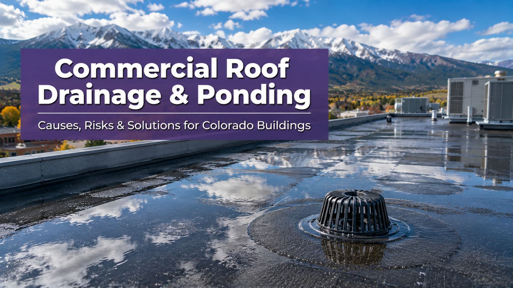 Commercial Roof Drainage & Ponding image