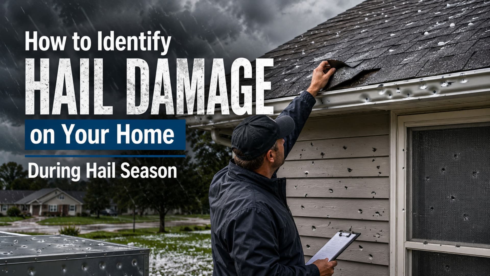 How to Identify Hail Damage on Your Home During Hail Season image