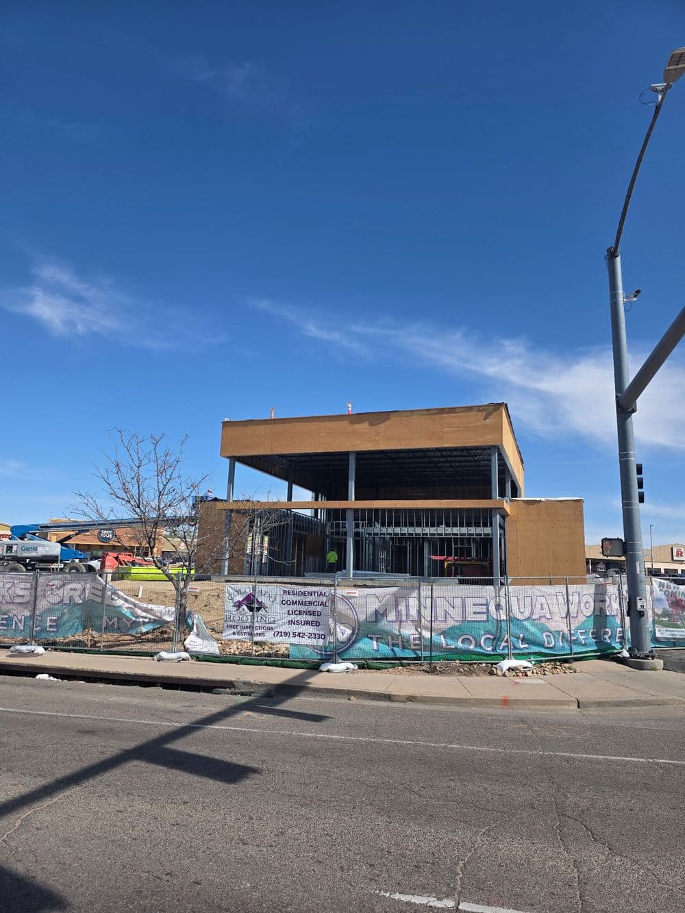New Build Commercial TPO Roofing System in Belmont Pueblo CO image