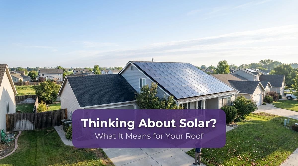 Thinking About Solar? What It Means for Your Roof image