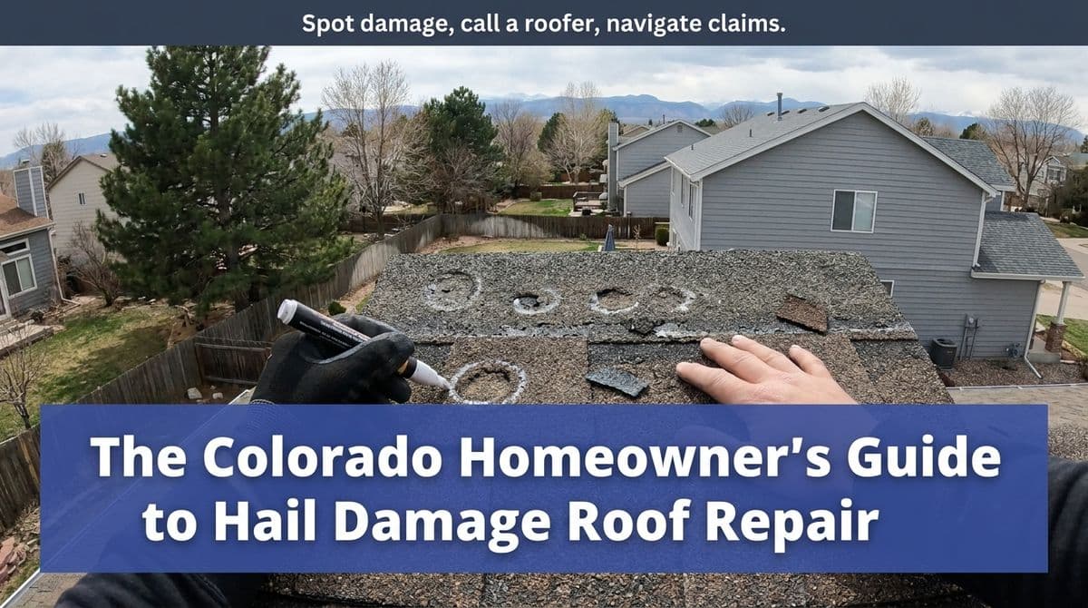 The Colorado Homeowner’s Guide to Hail Damage Roof Repair image
